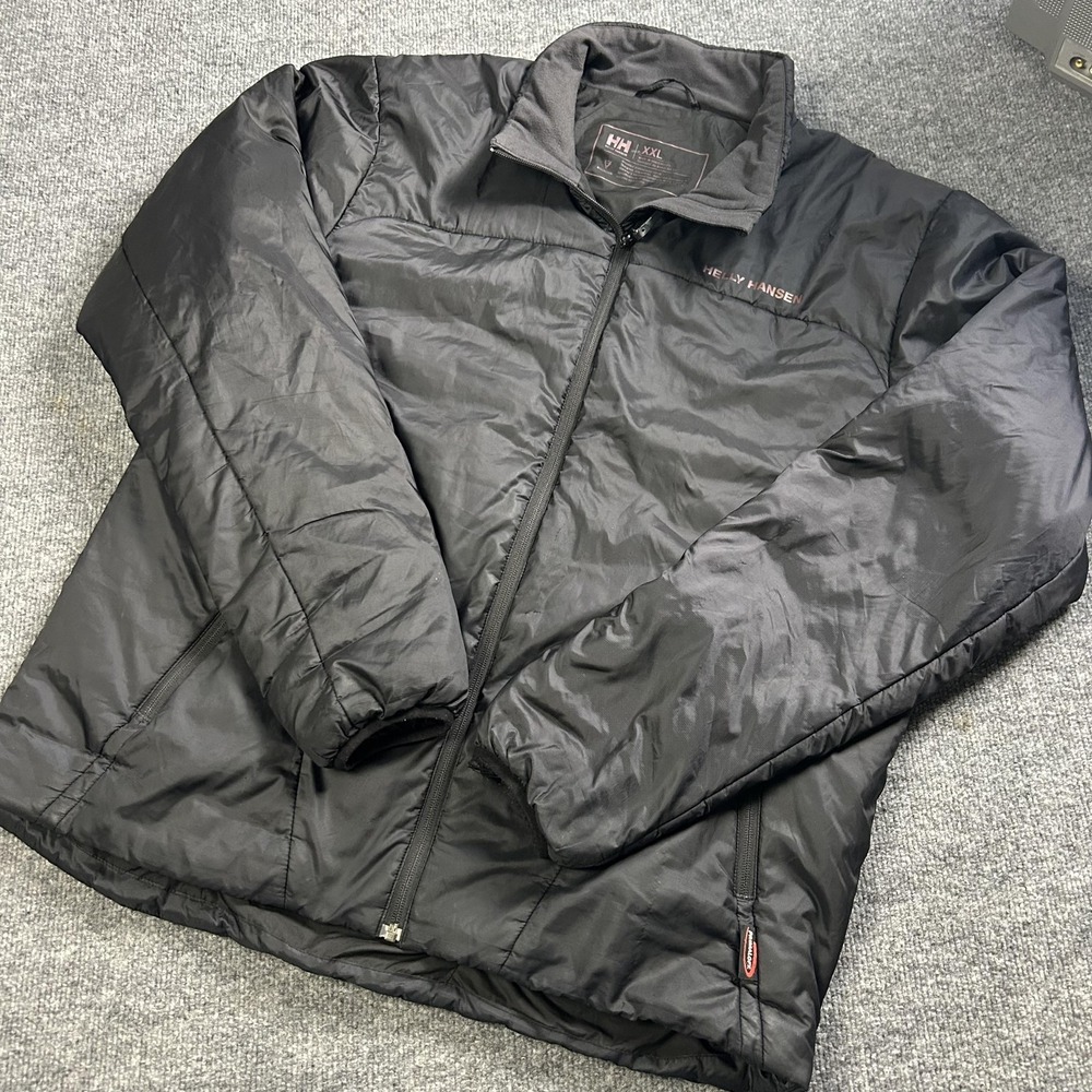 Helly Hansen Ski Jacket Mens 2XL Black Mountain Professional Primaloft Insulated